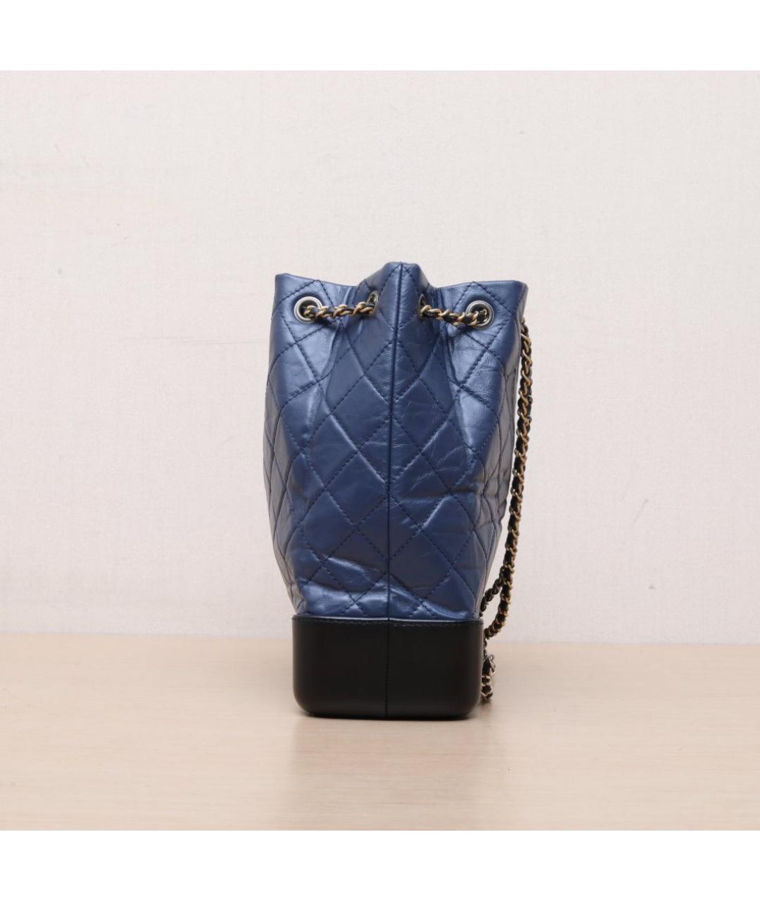 CHANEL Синий рюкзак, фото 5