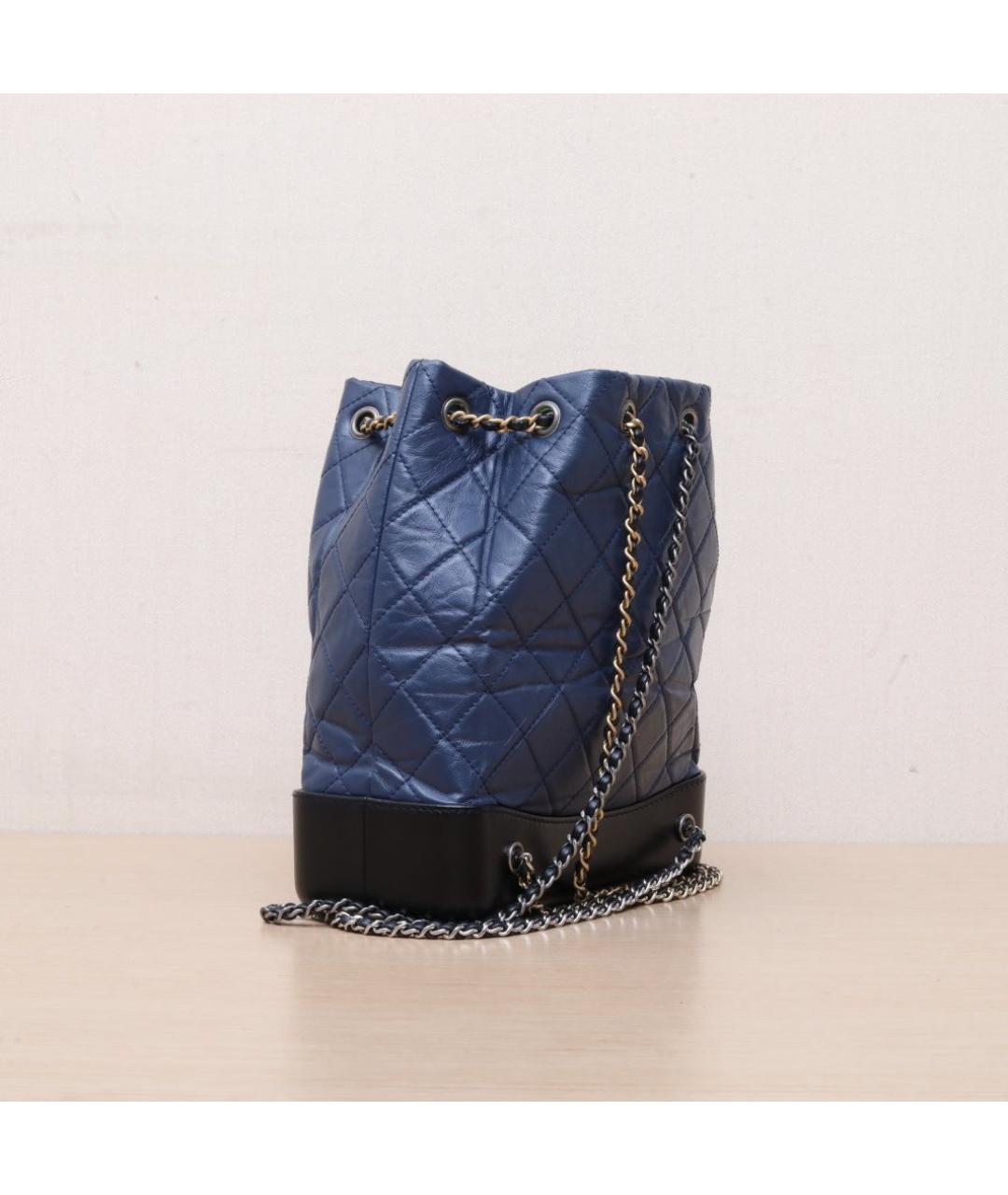 CHANEL Синий рюкзак, фото 6