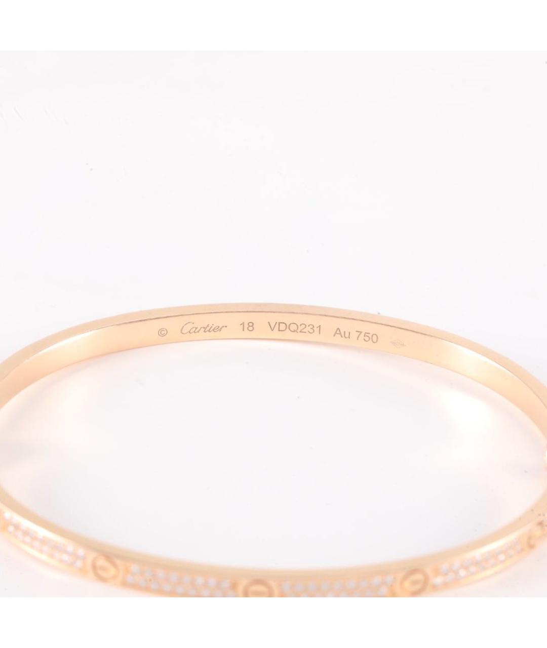 CARTIER Золотой браслет из розового золота, фото 5