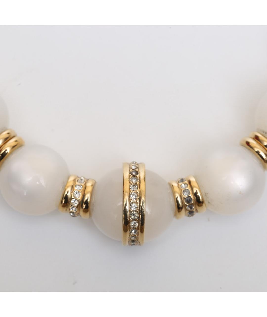 GIVENCHY Белое металлическое колье, фото 5