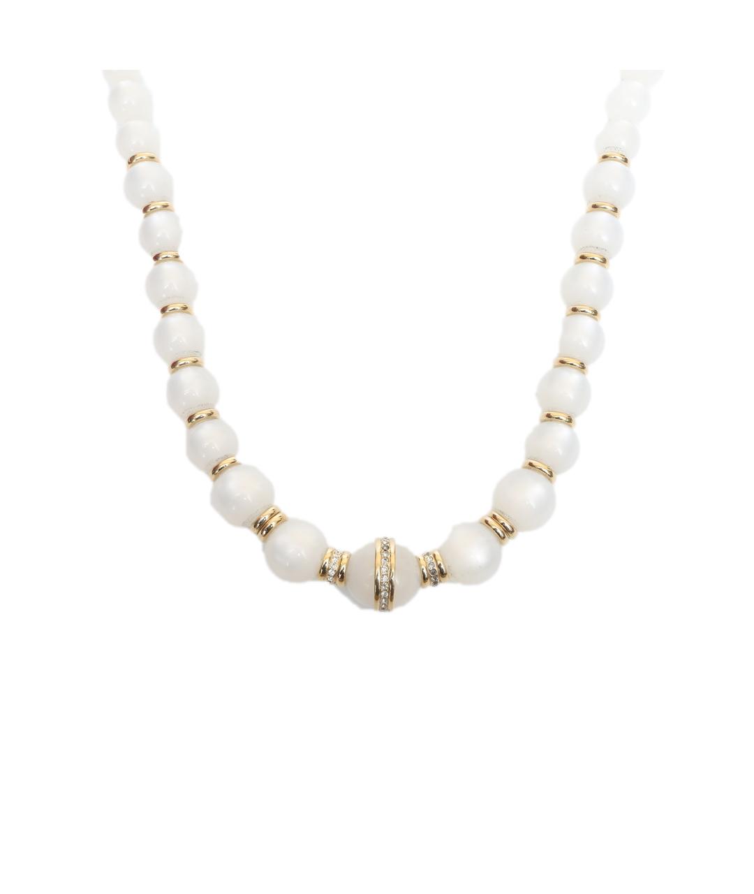 GIVENCHY Белое металлическое колье, фото 1