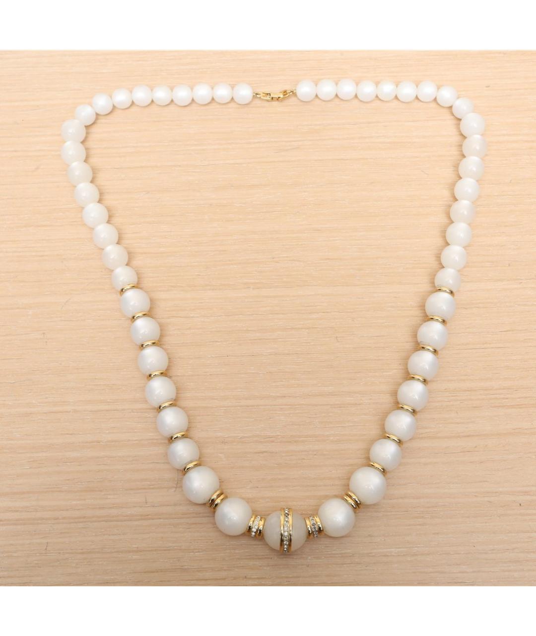 GIVENCHY Белое металлическое колье, фото 2