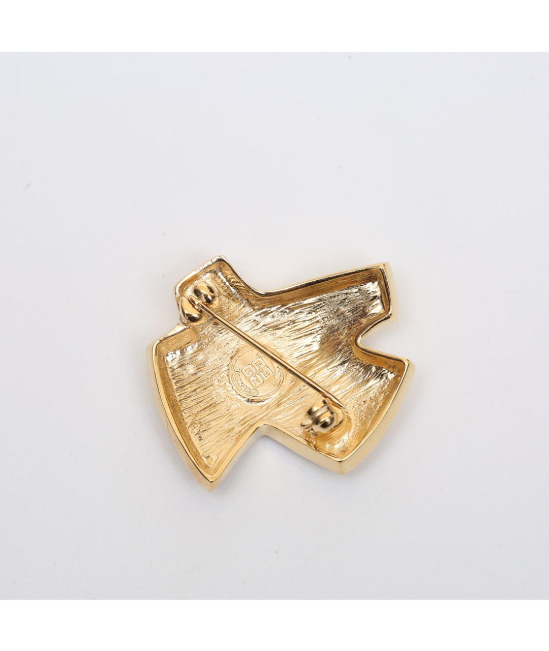 GIVENCHY Золотая металлическая булавка / брошь, фото 5
