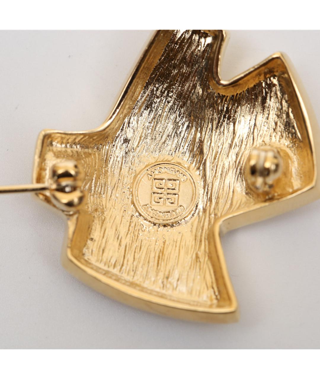 GIVENCHY Золотая металлическая булавка / брошь, фото 6
