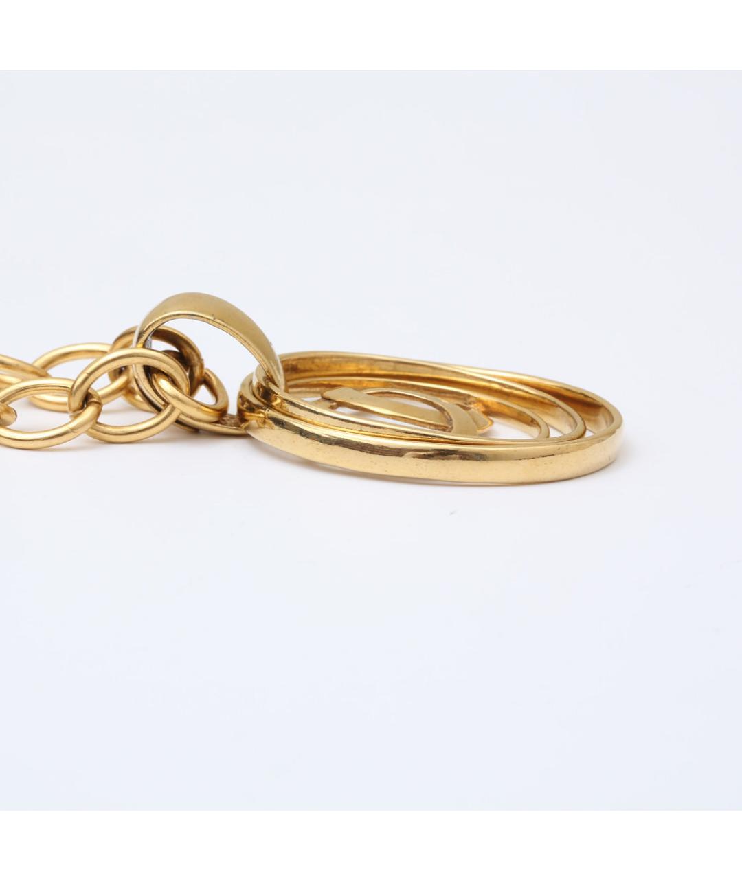 CHANEL Золотое металлическое колье, фото 4