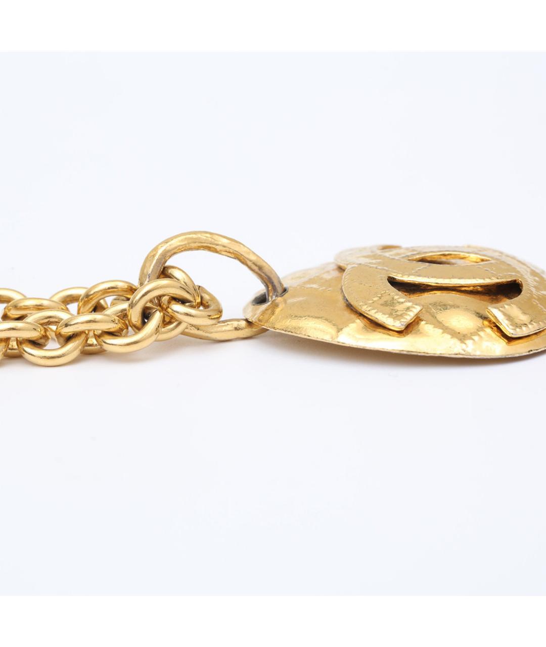 CHANEL Золотое металлическое колье, фото 4