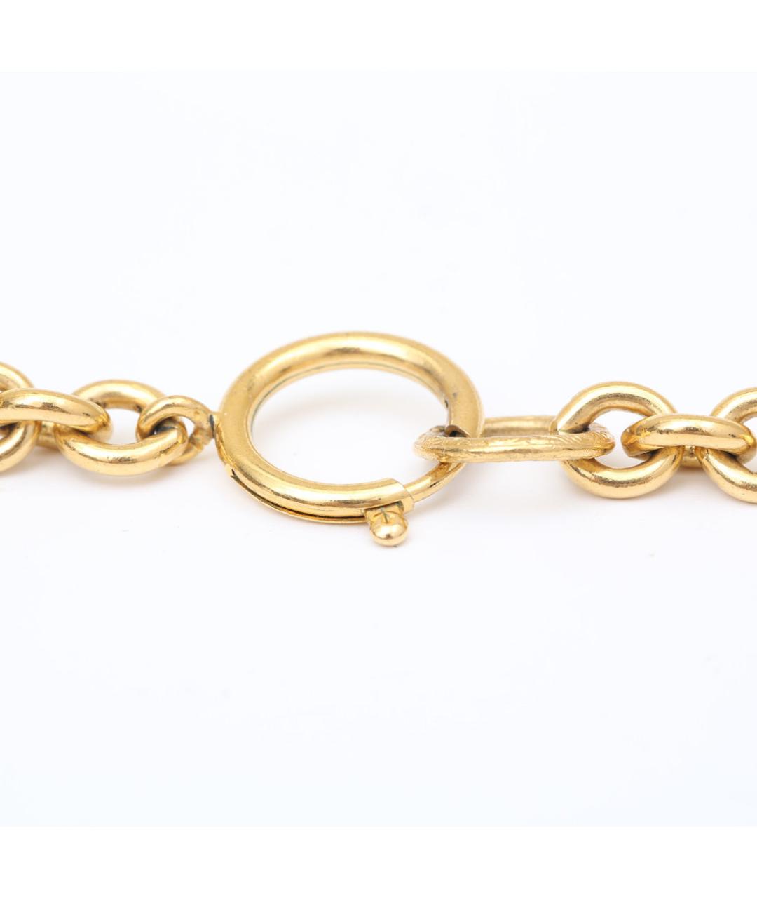 CHANEL Золотое металлическое колье, фото 6