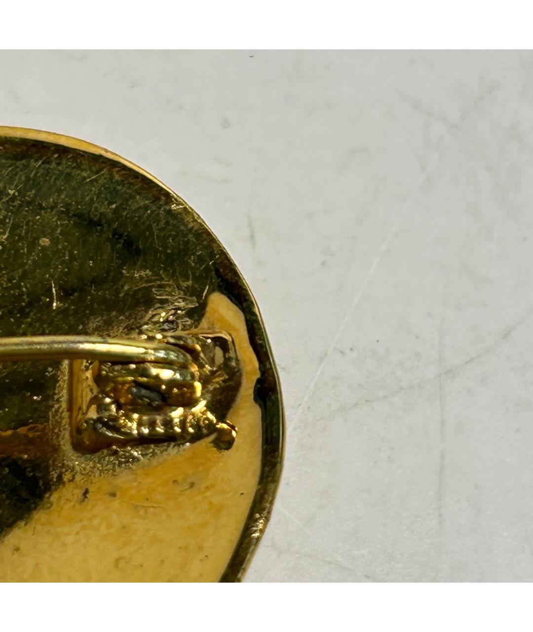 CHANEL Золотая металлическая булавка / брошь, фото 7