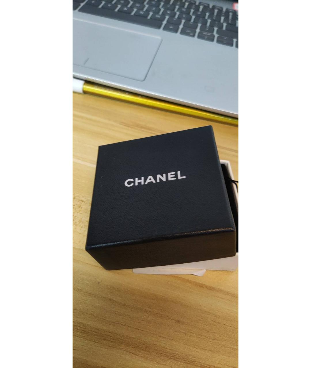 CHANEL Золотые металлические клипсы, фото 8