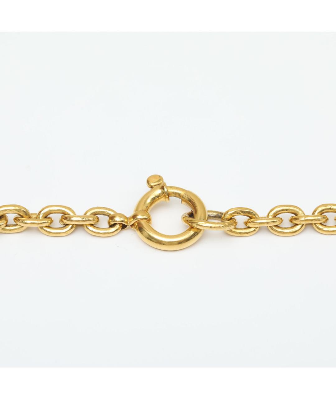 CHANEL Золотое металлическое колье, фото 5