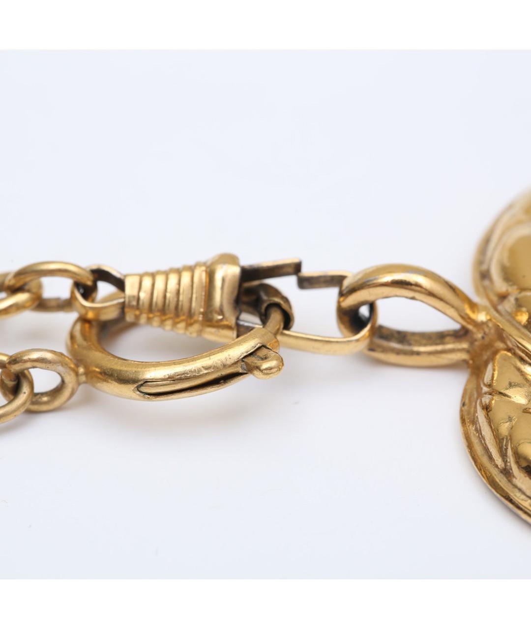 CHANEL Золотое металлическое колье, фото 6