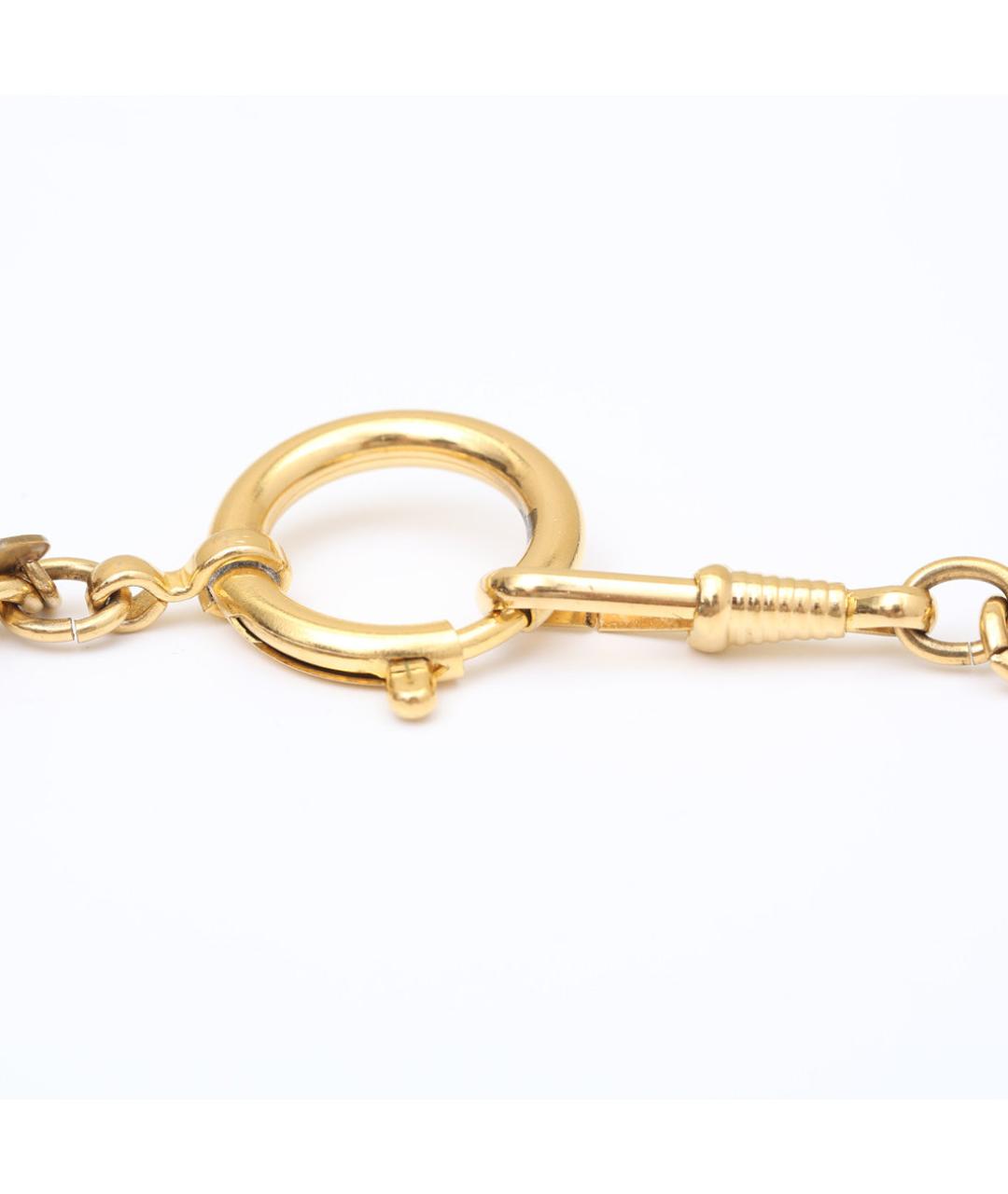 CHANEL Золотое металлическое колье, фото 6