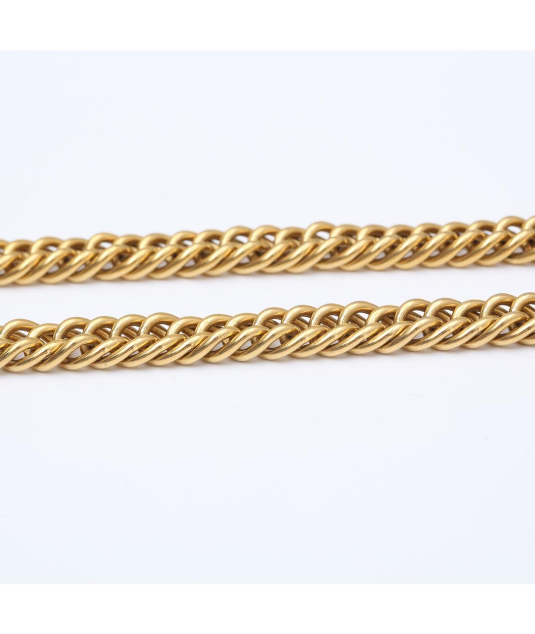 CHANEL Золотое металлическое колье, фото 5