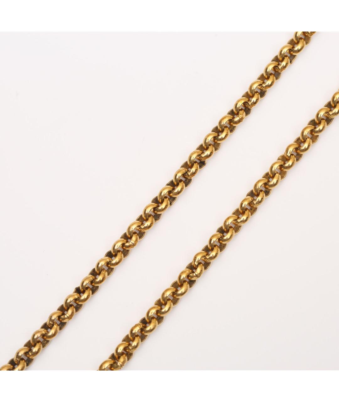 CHANEL Золотое металлическое колье, фото 5