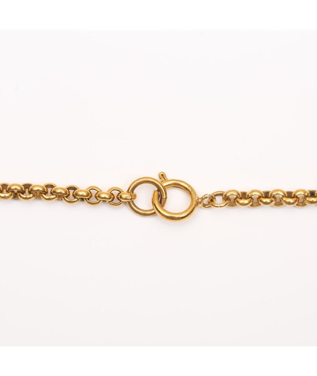 CHANEL Золотое металлическое колье, фото 6