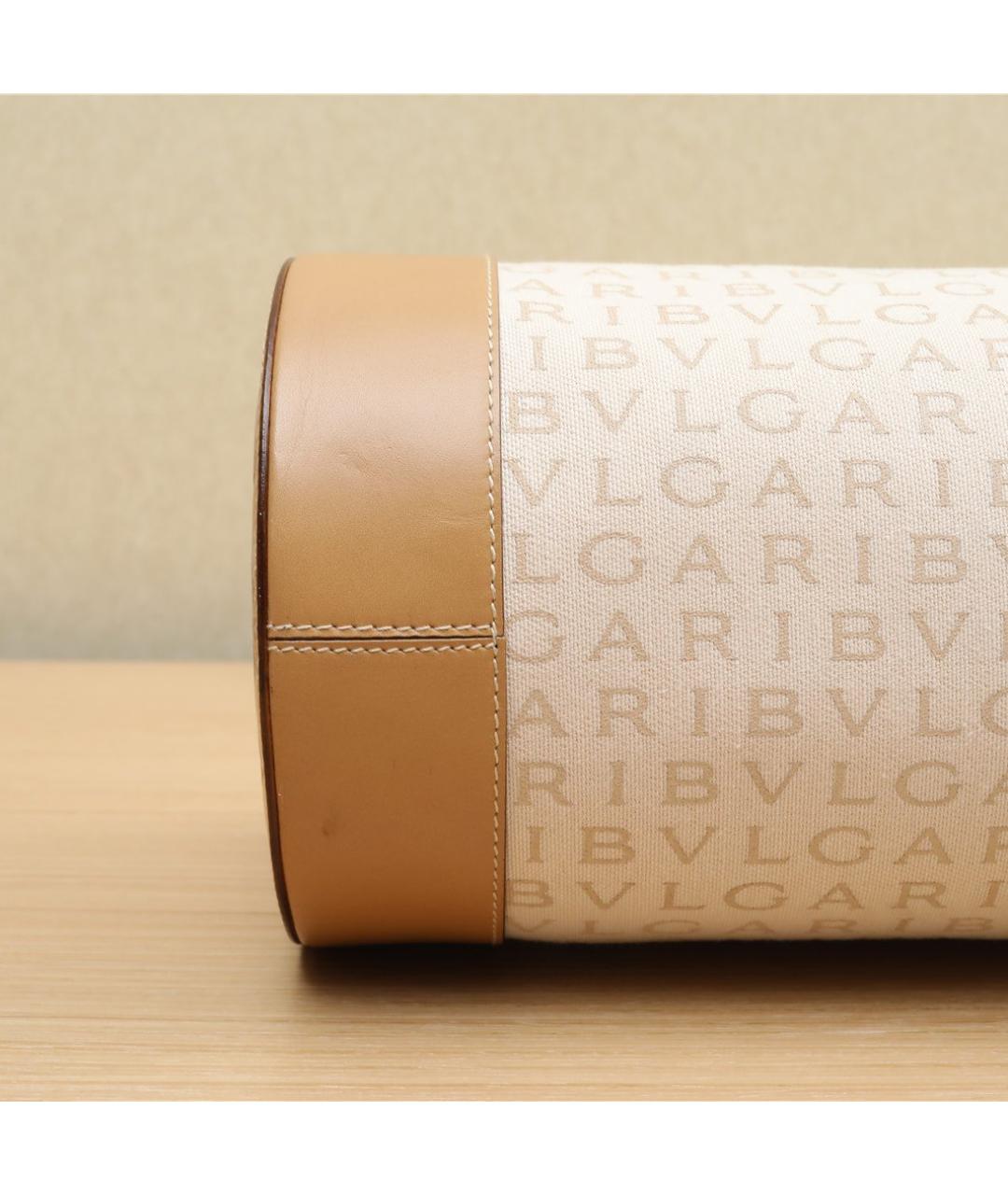 BVLGARI Коричневая кожаная сумка через плечо, фото 8