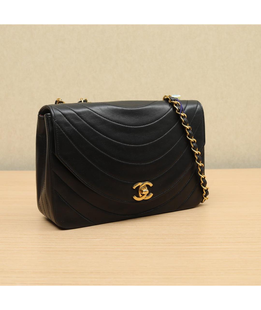 CHANEL Черная сумка через плечо, фото 3