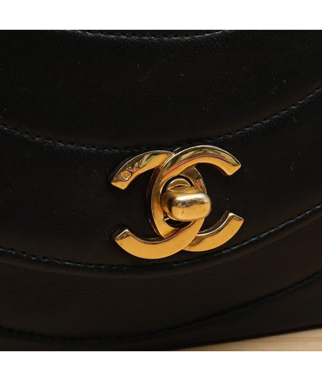 CHANEL Черная сумка через плечо, фото 7