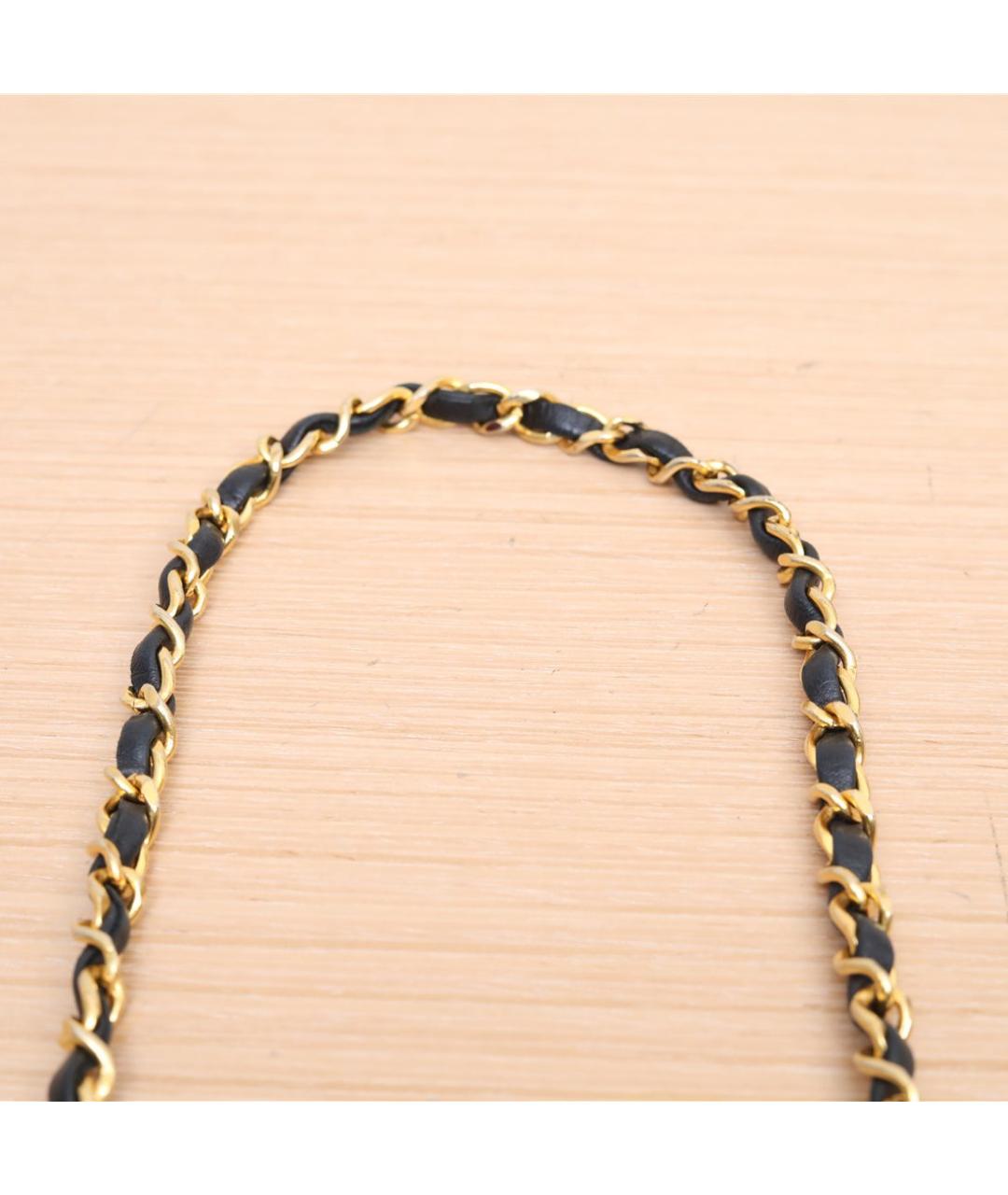 CHANEL Черная кожаная сумка через плечо, фото 6