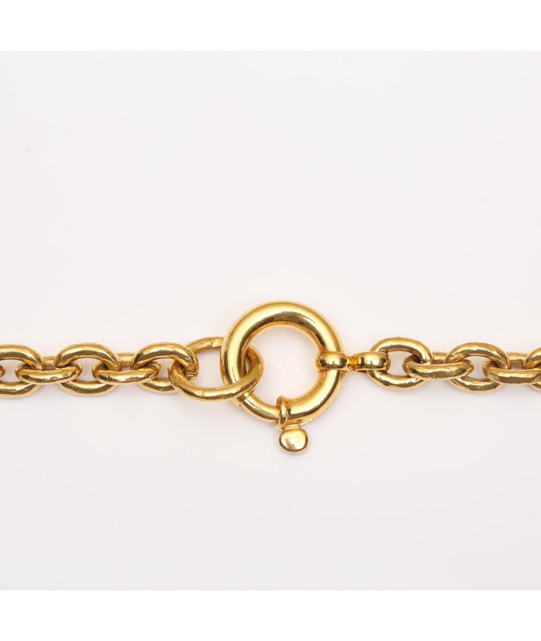 CHANEL Золотая металлическая подвеска, фото 6