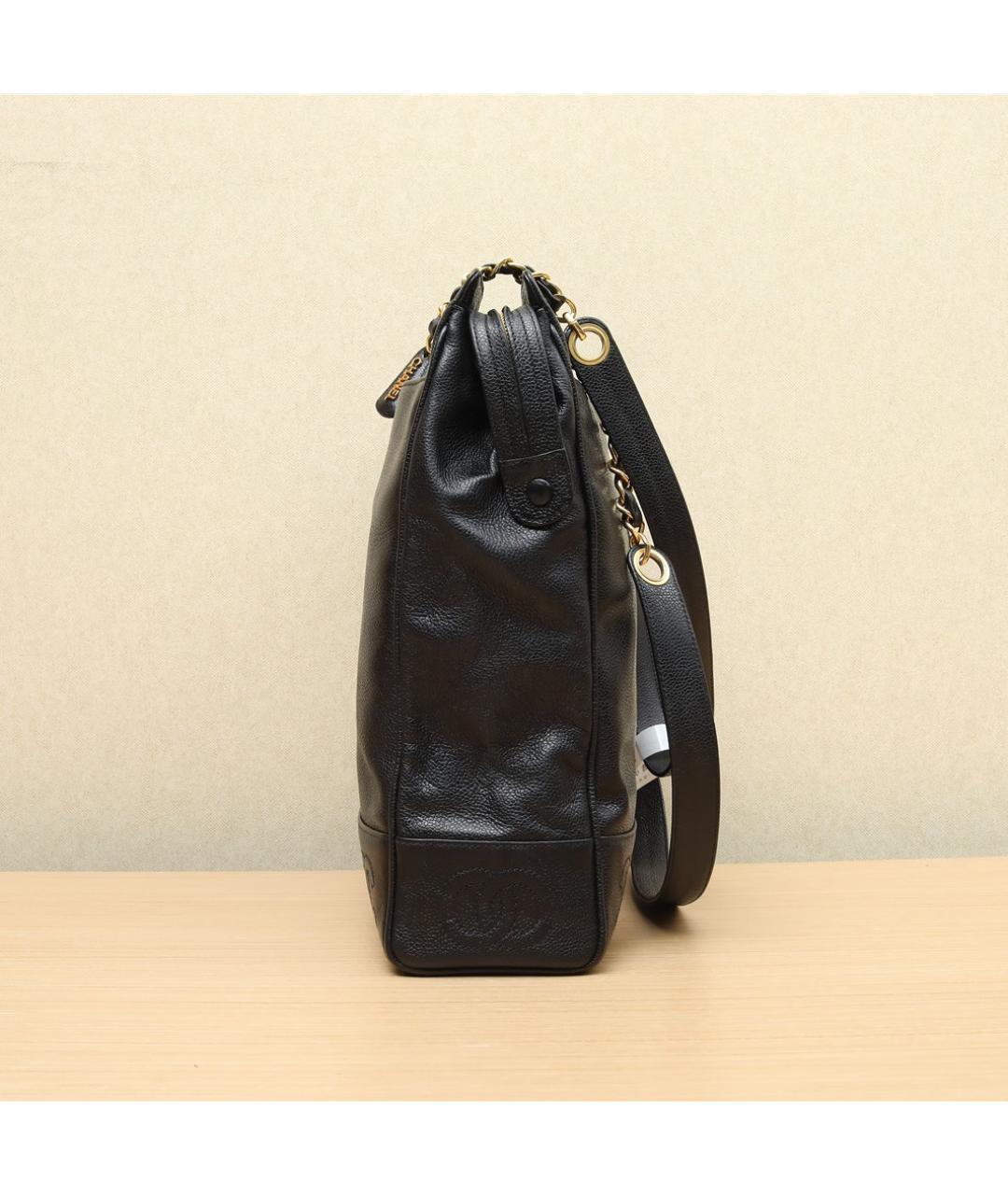 CHANEL Черная сумка через плечо, фото 4