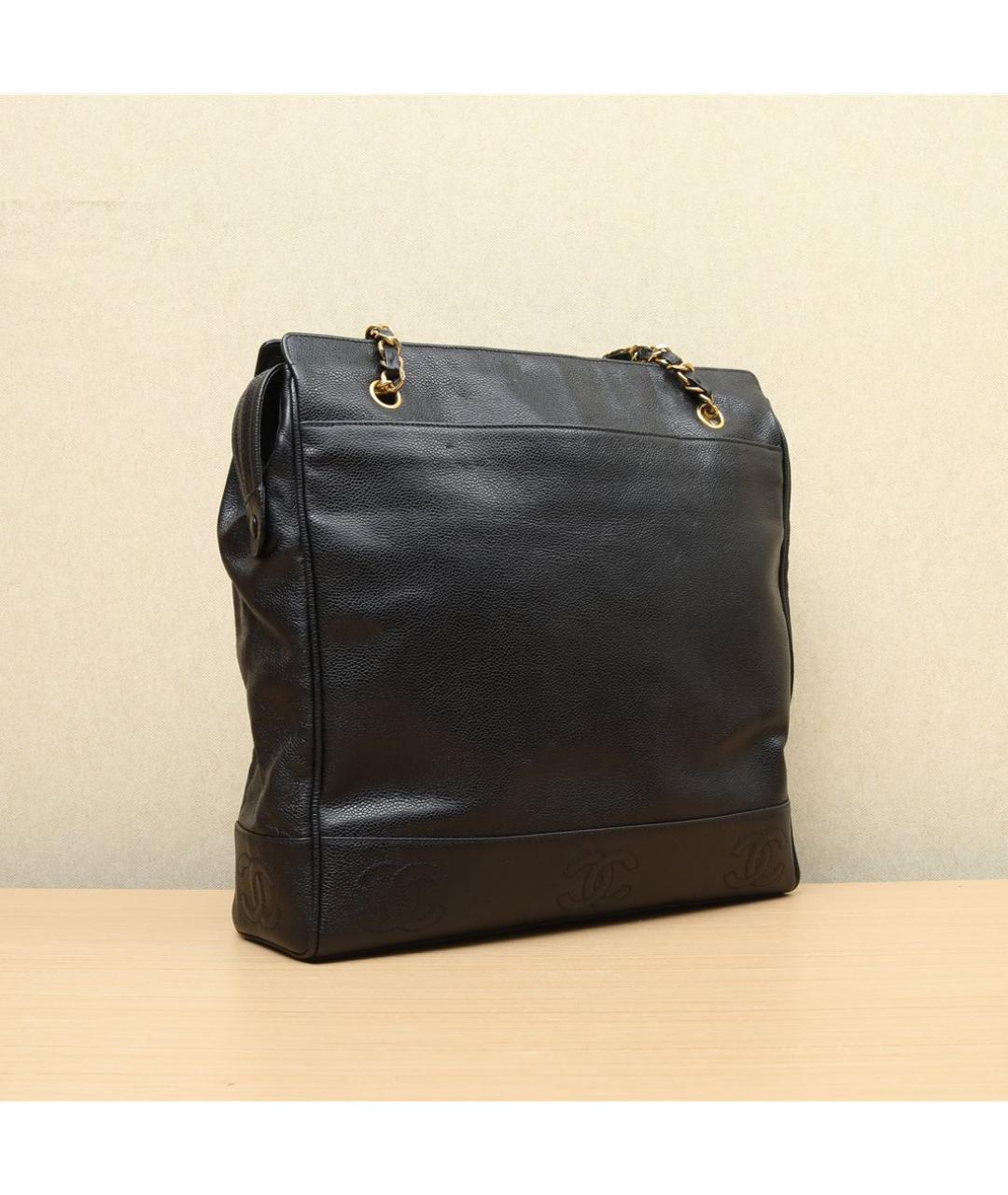 CHANEL Черная сумка через плечо, фото 6