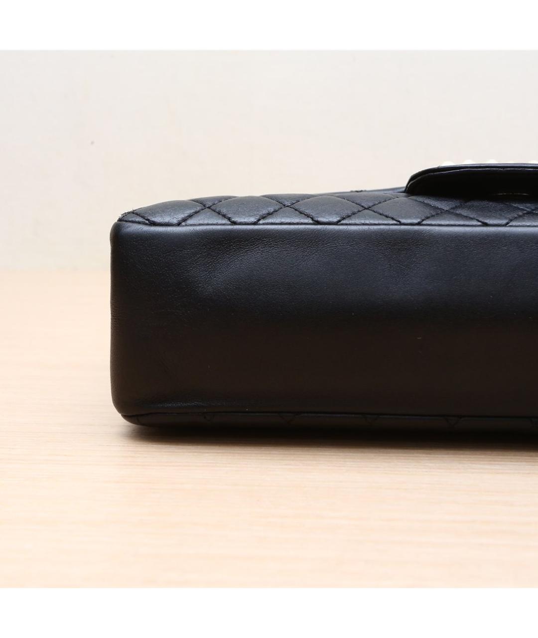 CHANEL Черная кожаная сумка через плечо, фото 9