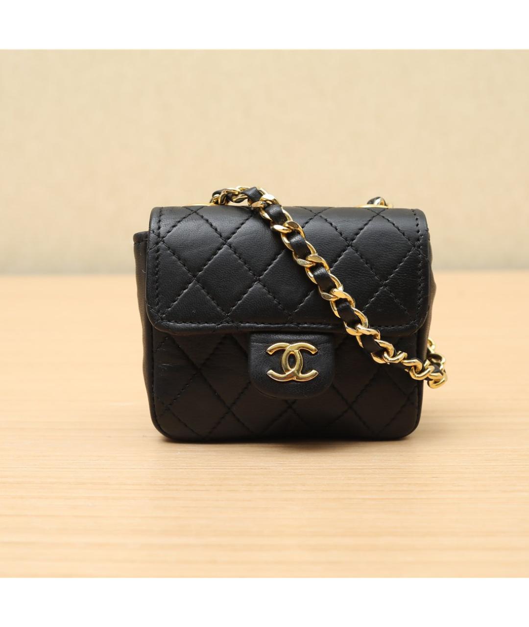 CHANEL Черная поясная сумка, фото 2