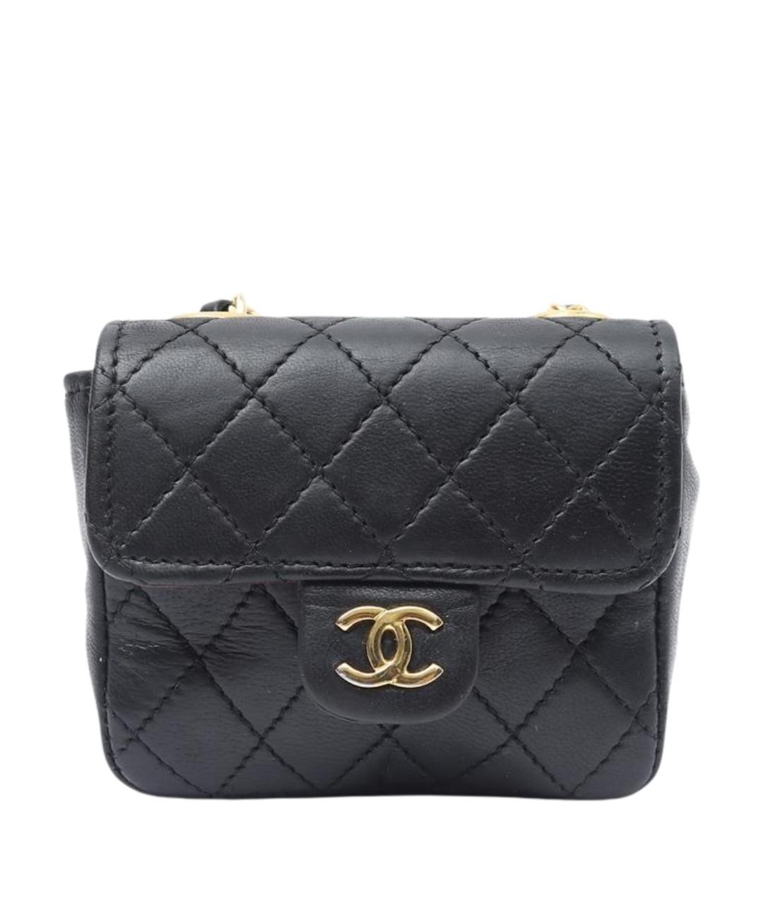 CHANEL Черная поясная сумка, фото 1