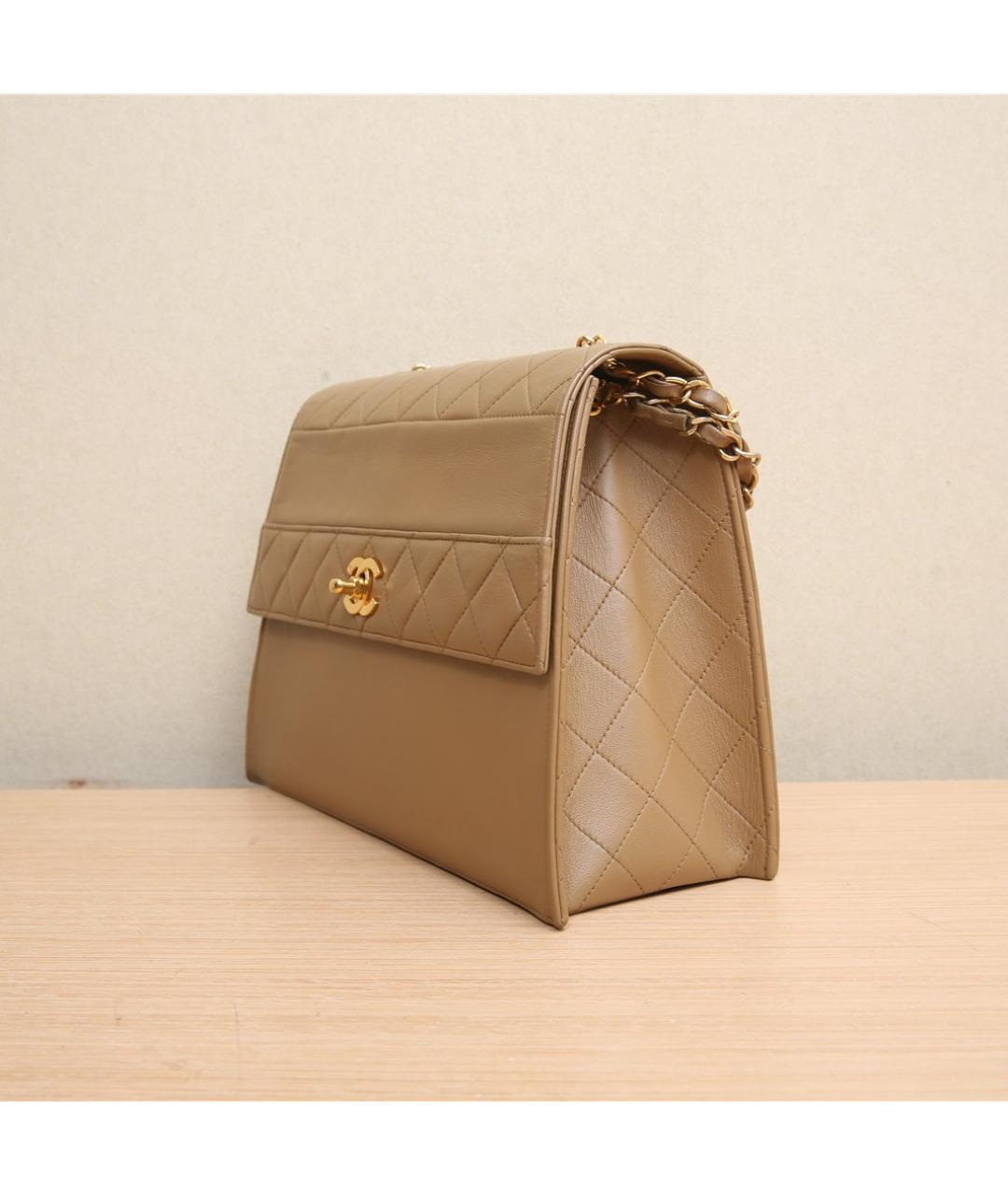 CHANEL Коричневая сумка через плечо, фото 3