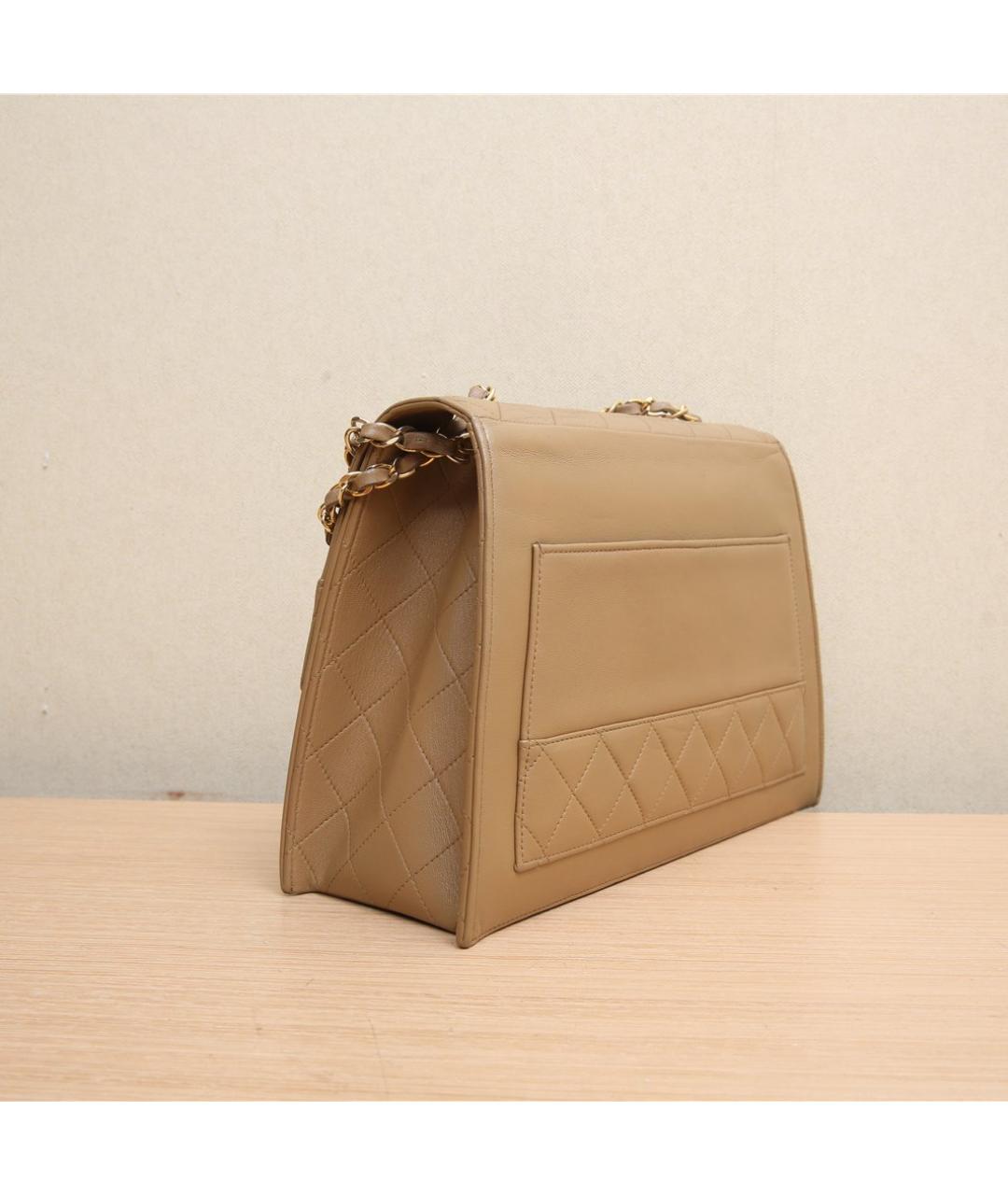 CHANEL Коричневая сумка через плечо, фото 5