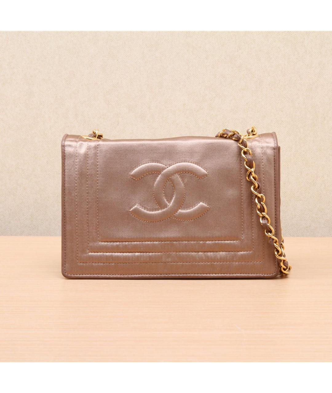 CHANEL Розовая тканевая сумка через плечо, фото 2