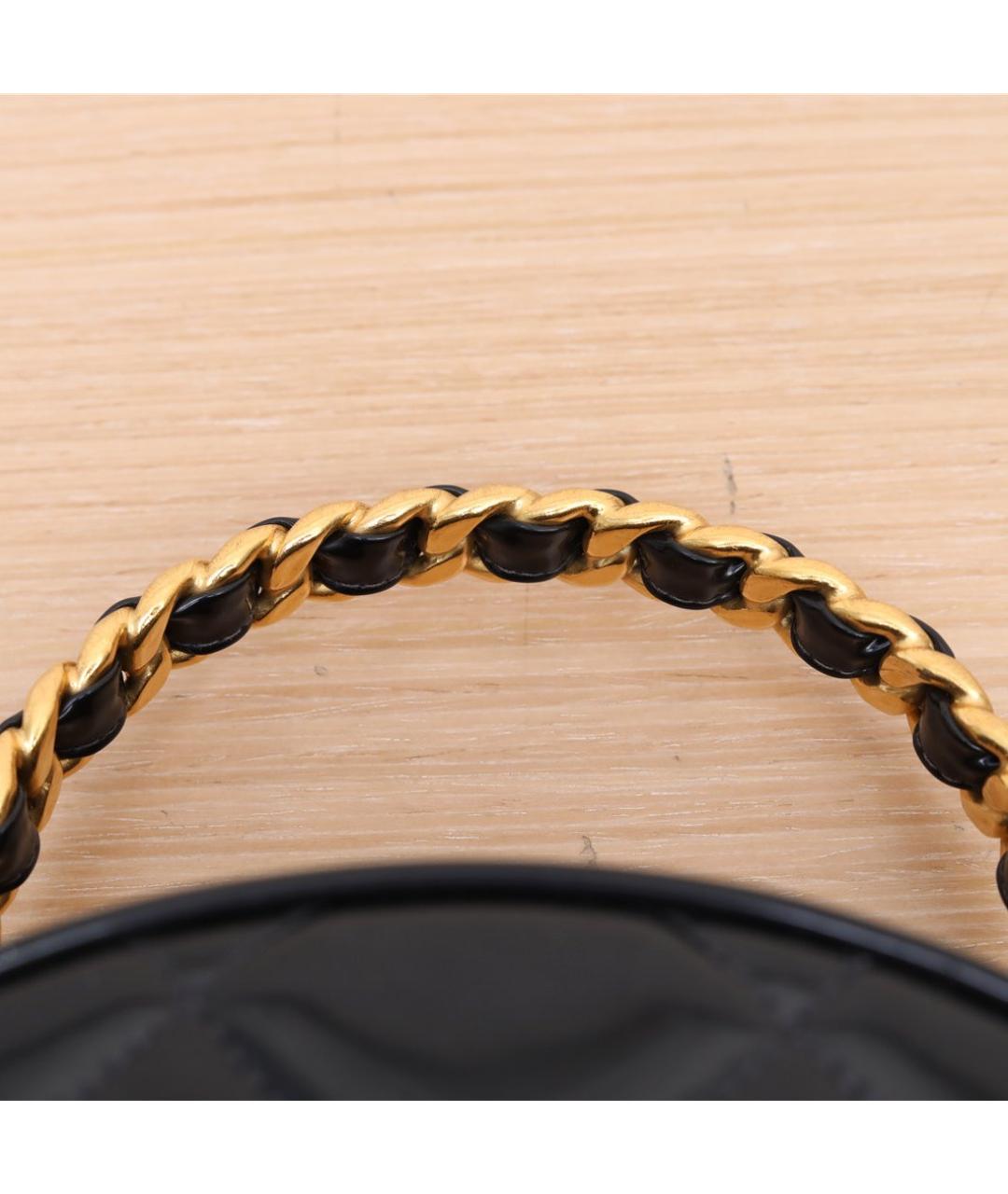 CHANEL Черная сумка с короткими ручками, фото 8