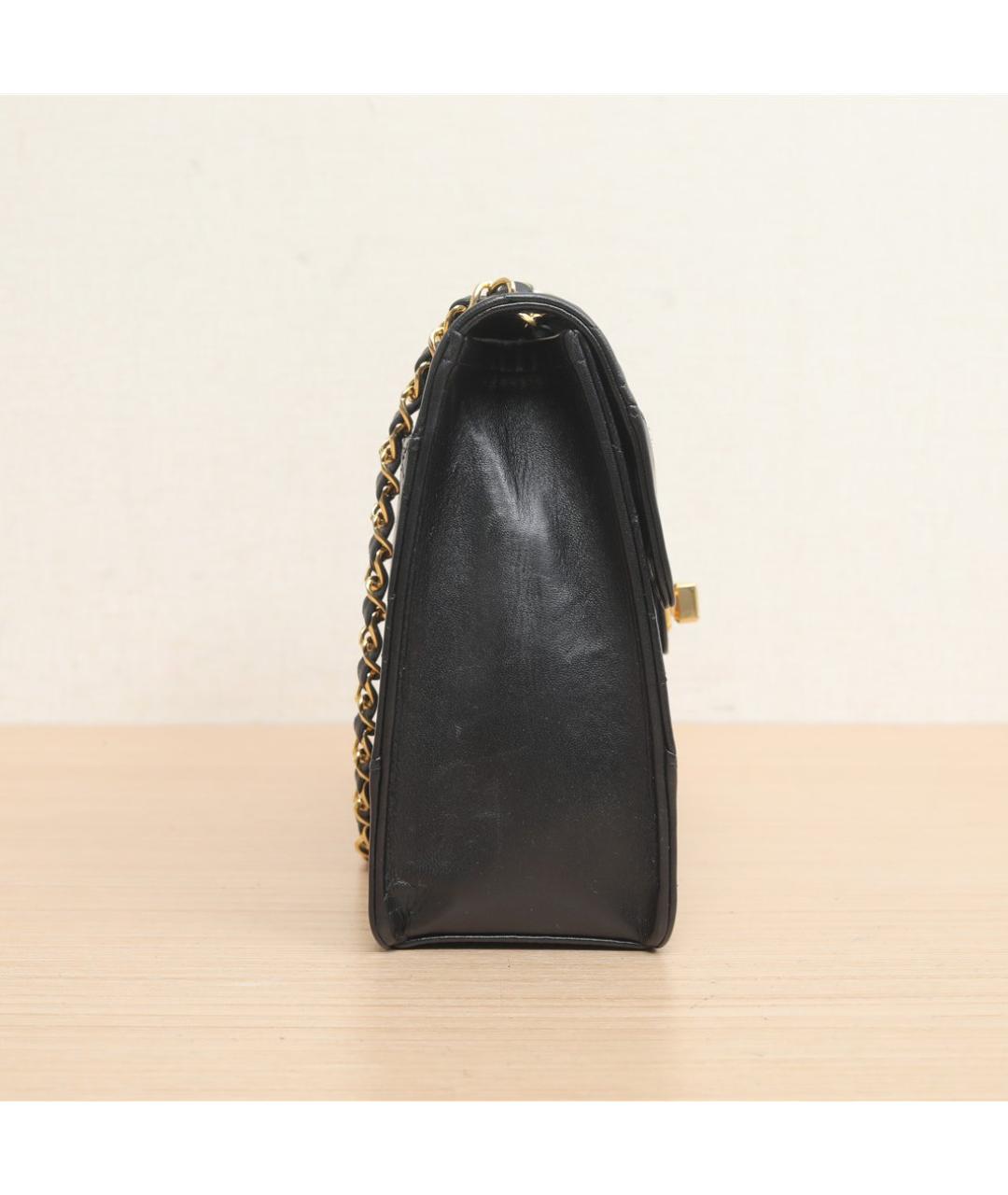CHANEL Черная сумка через плечо, фото 5