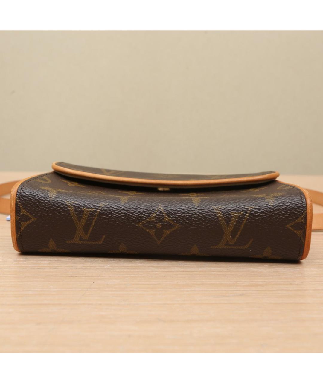 LOUIS VUITTON Коричневая поясная сумка, фото 7
