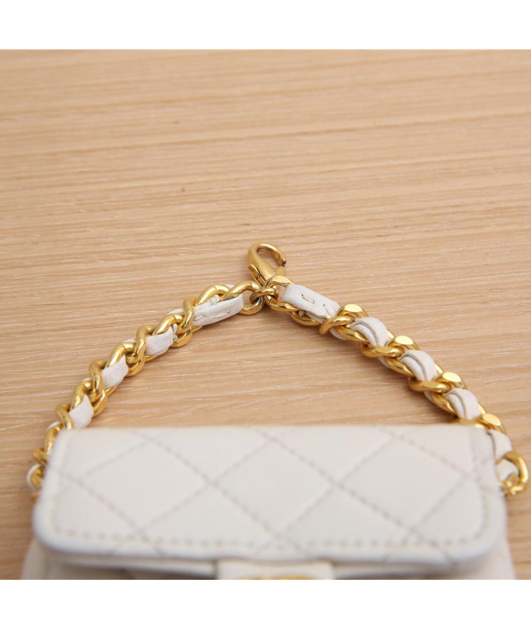 CHANEL Белая поясная сумка, фото 9