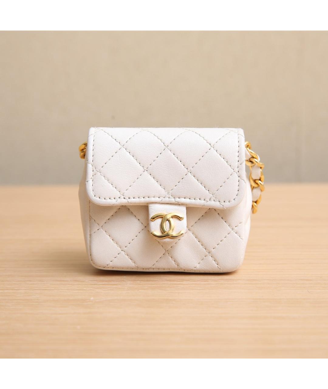 CHANEL Белая поясная сумка, фото 2