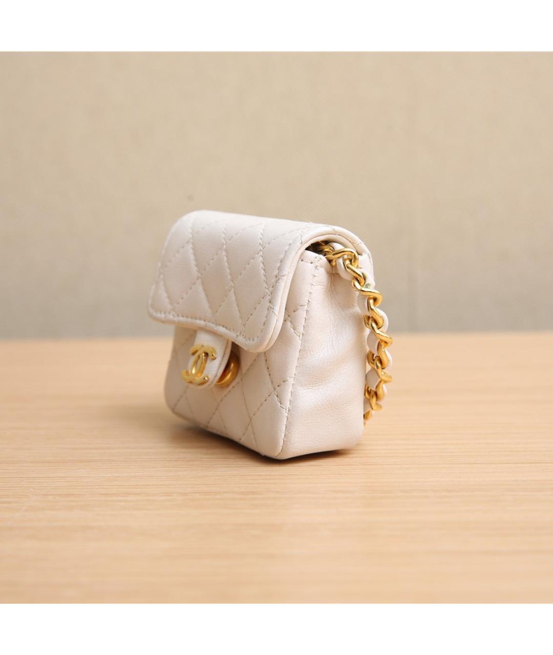 CHANEL Белая поясная сумка, фото 3