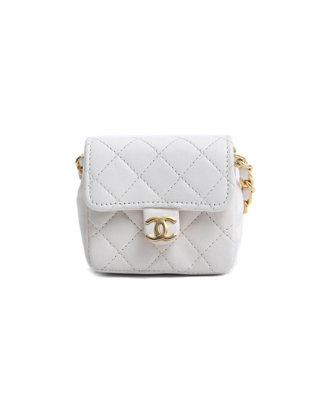 CHANEL Белая поясная сумка, фото 10