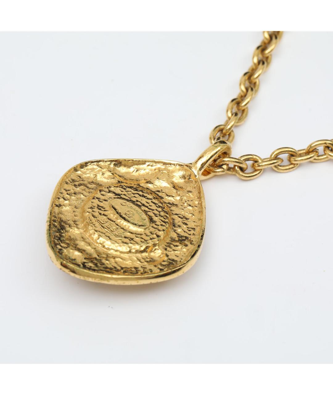 CHANEL Золотое металлическое колье, фото 4