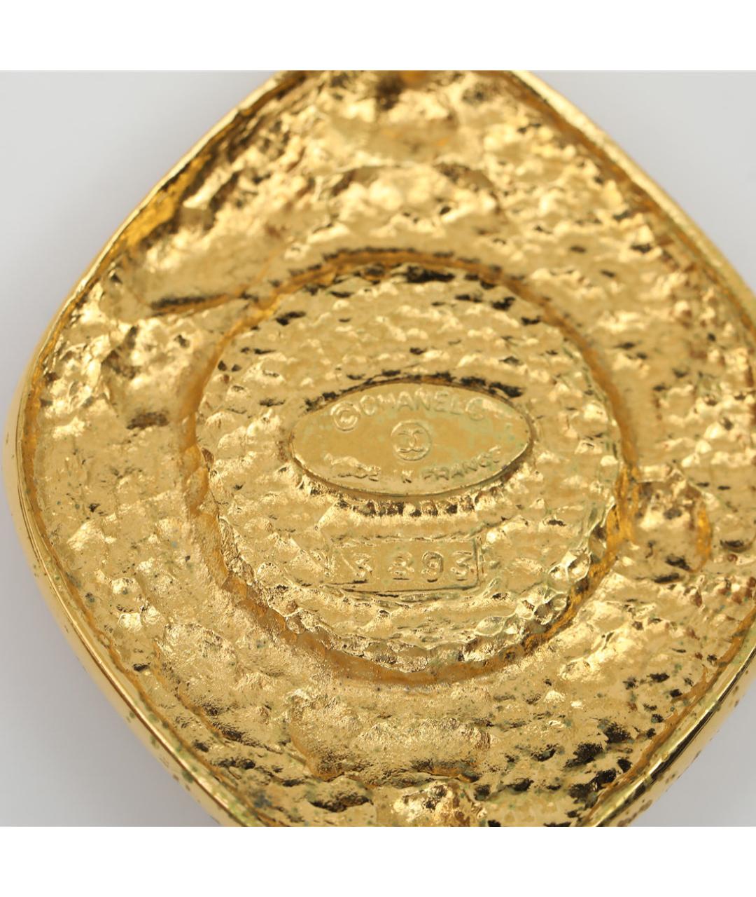 CHANEL Золотое металлическое колье, фото 5