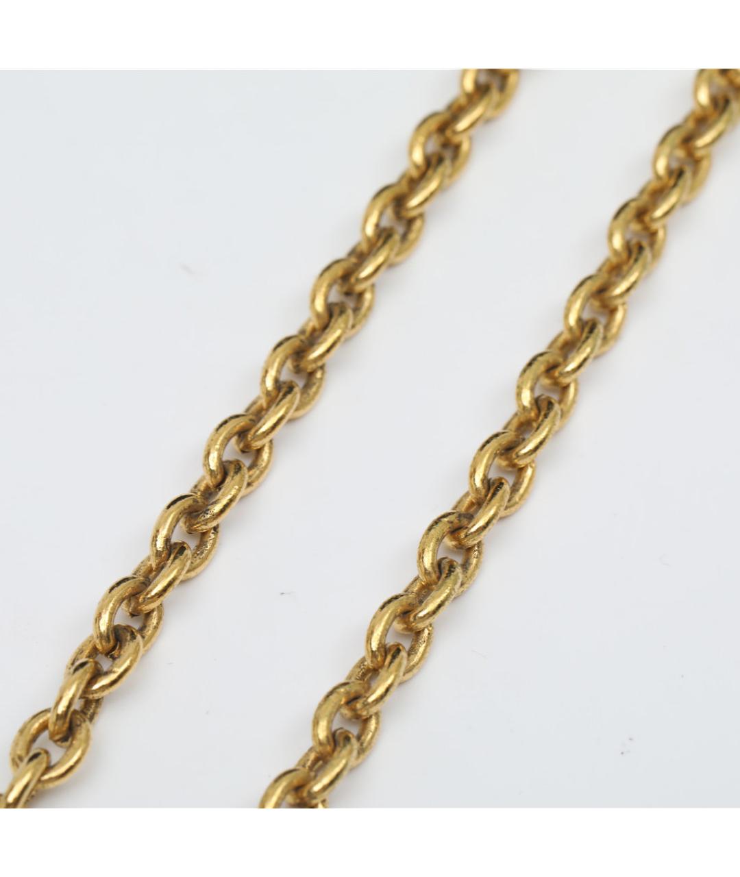 CHANEL Золотое металлическое колье, фото 7