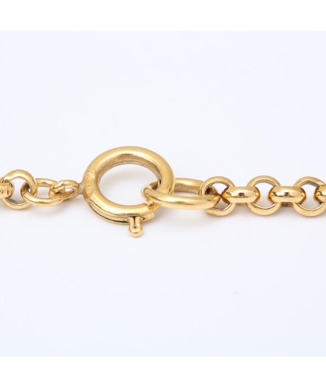 CHANEL Золотое металлическое колье, фото 6