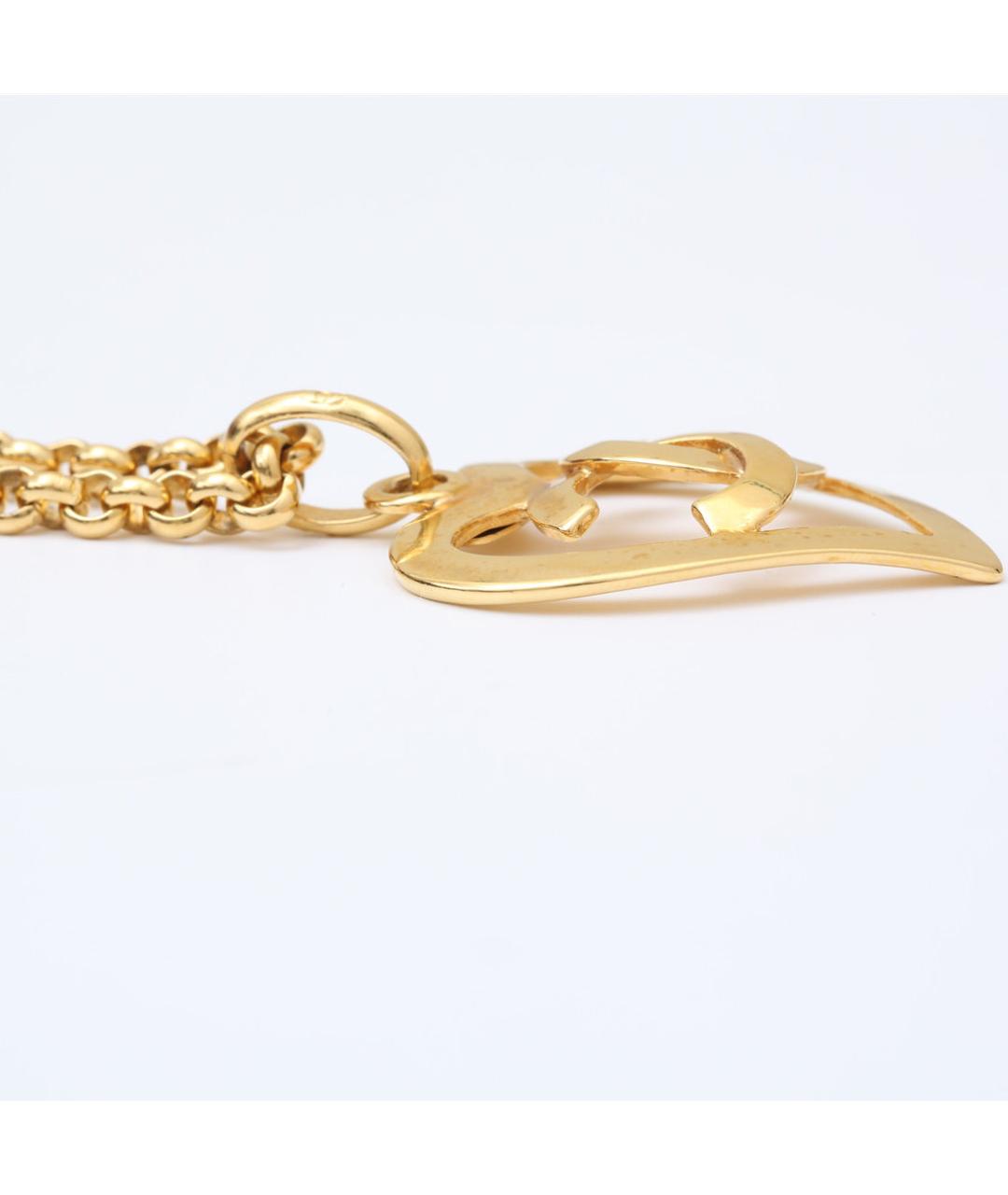 CHANEL Золотое металлическое колье, фото 4