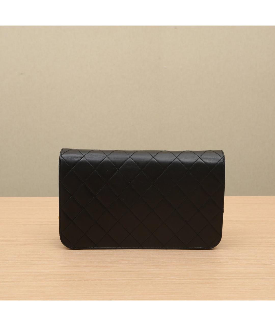 CHANEL Черная кожаная сумка через плечо, фото 6