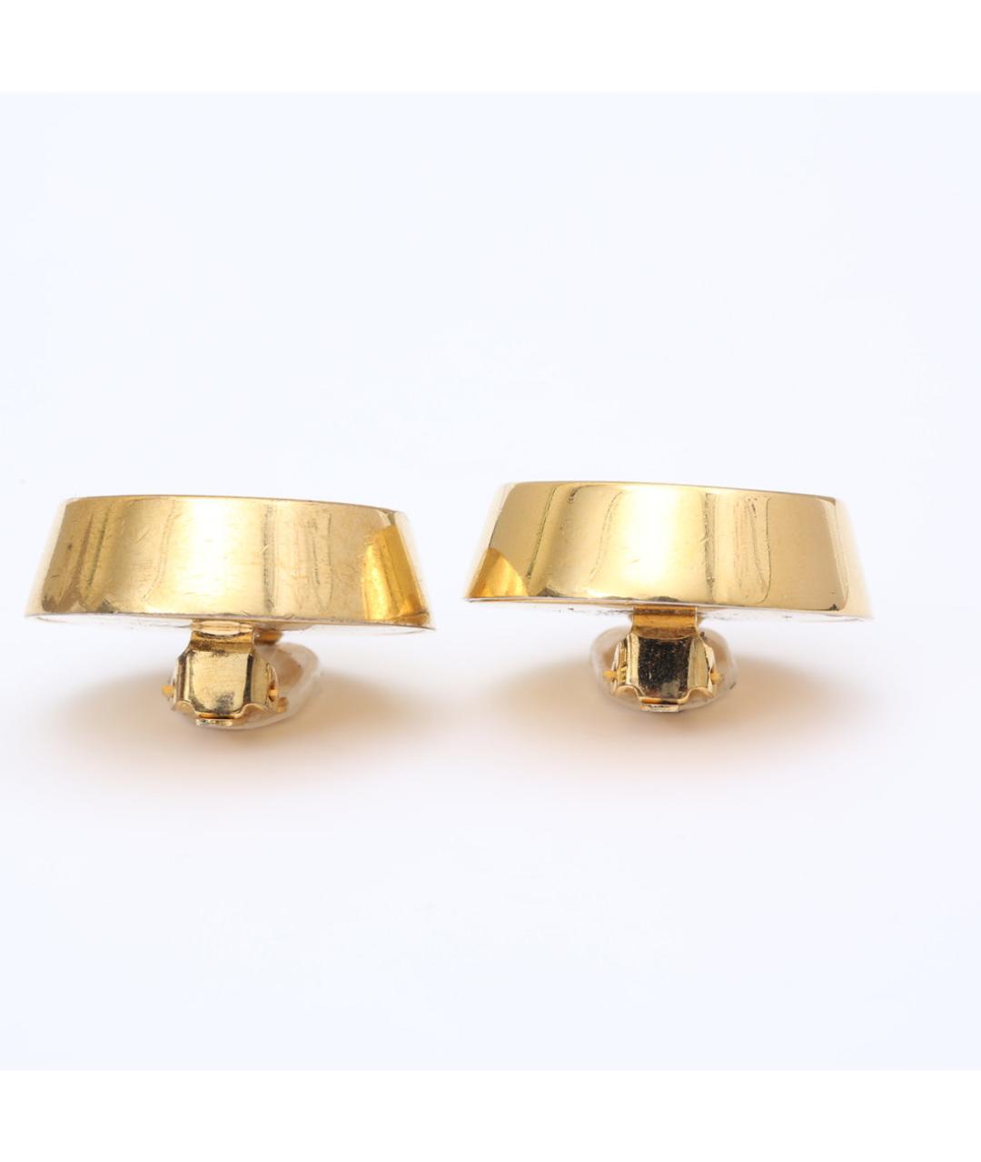 CHANEL Золотые металлические клипсы, фото 4