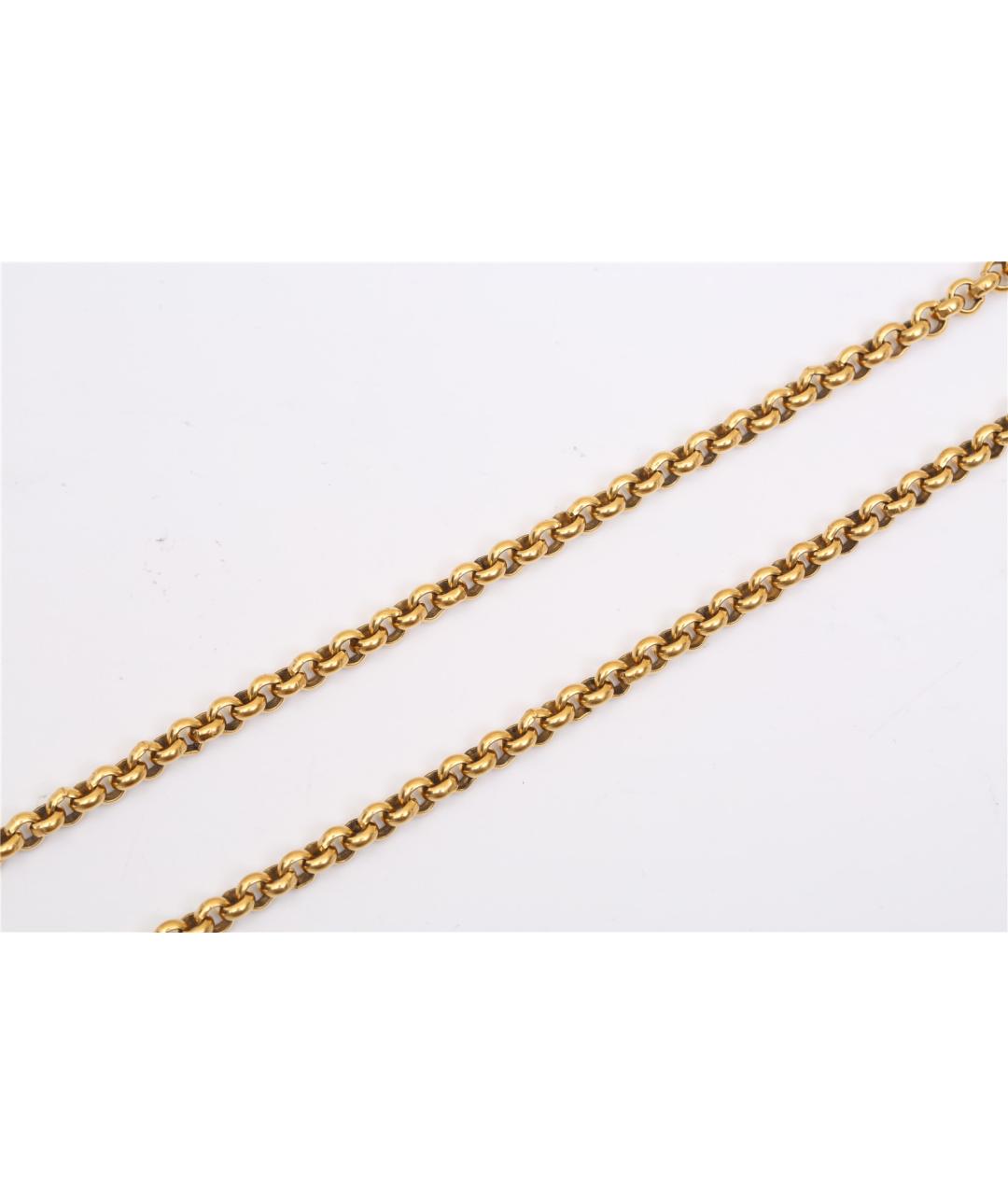 CHANEL Золотое металлическое колье, фото 2