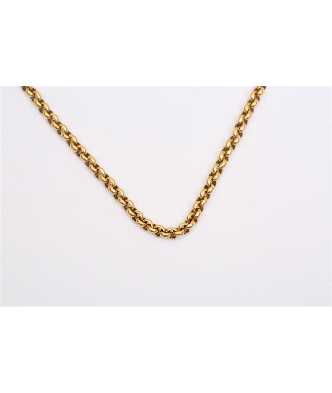 CHANEL Золотое металлическое колье, фото 3