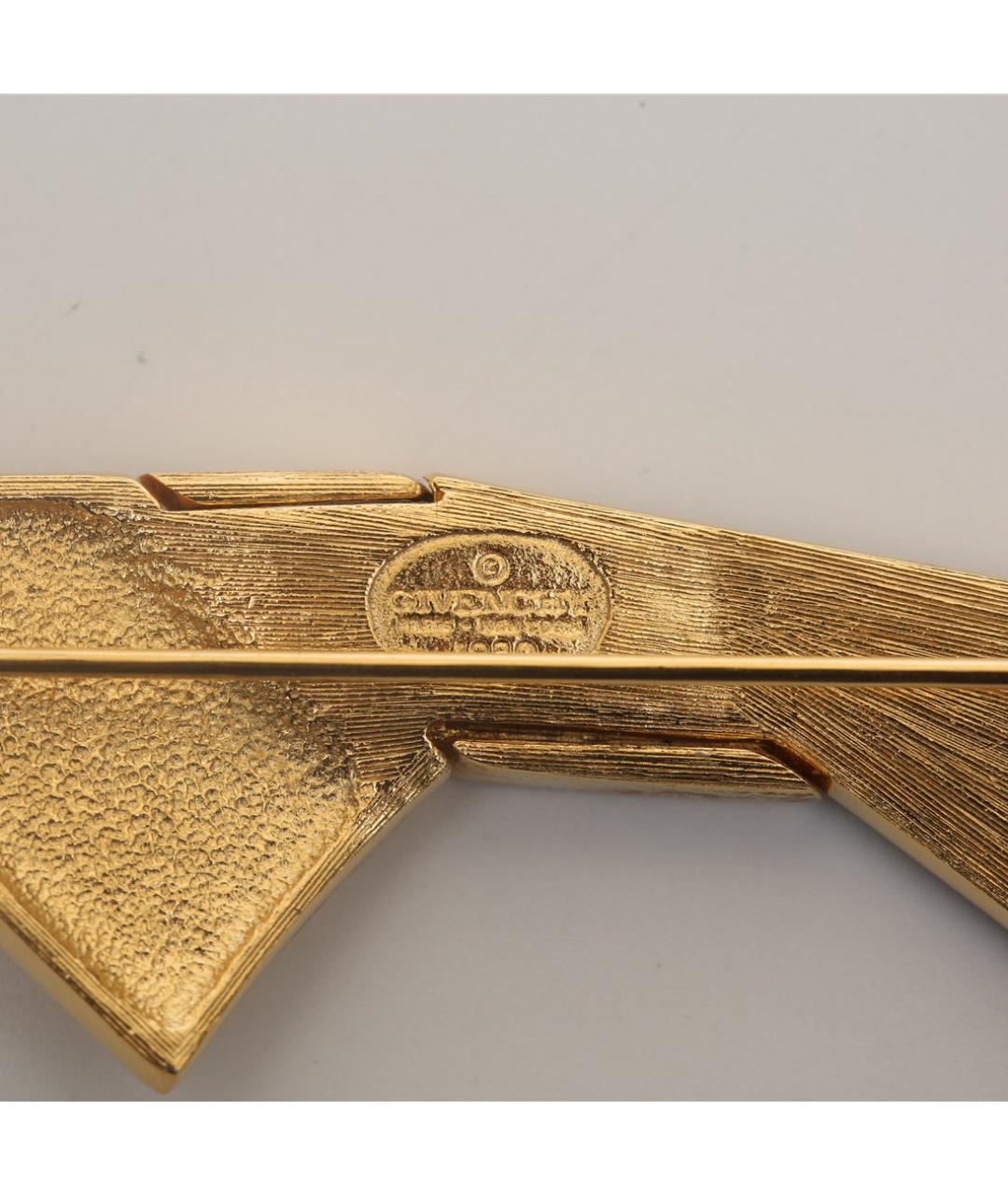 GIVENCHY Золотая металлическая булавка / брошь, фото 4