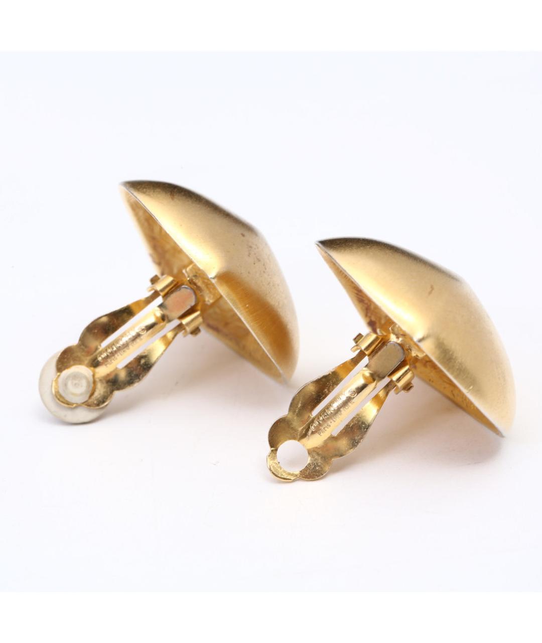 GIVENCHY Золотые металлические клипсы, фото 5